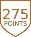 275 points