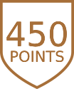 450 points