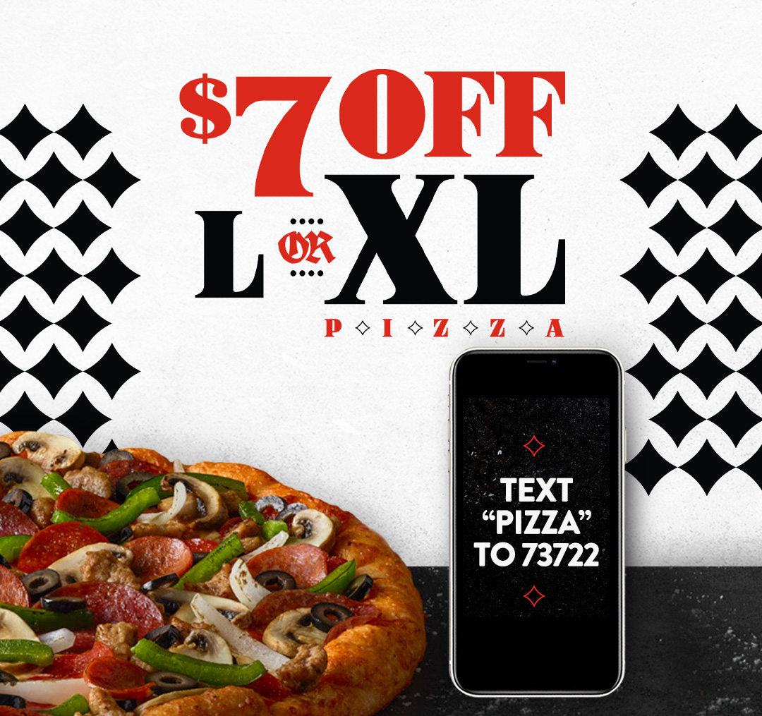 7 Off L Or Xl Pizza Round Table